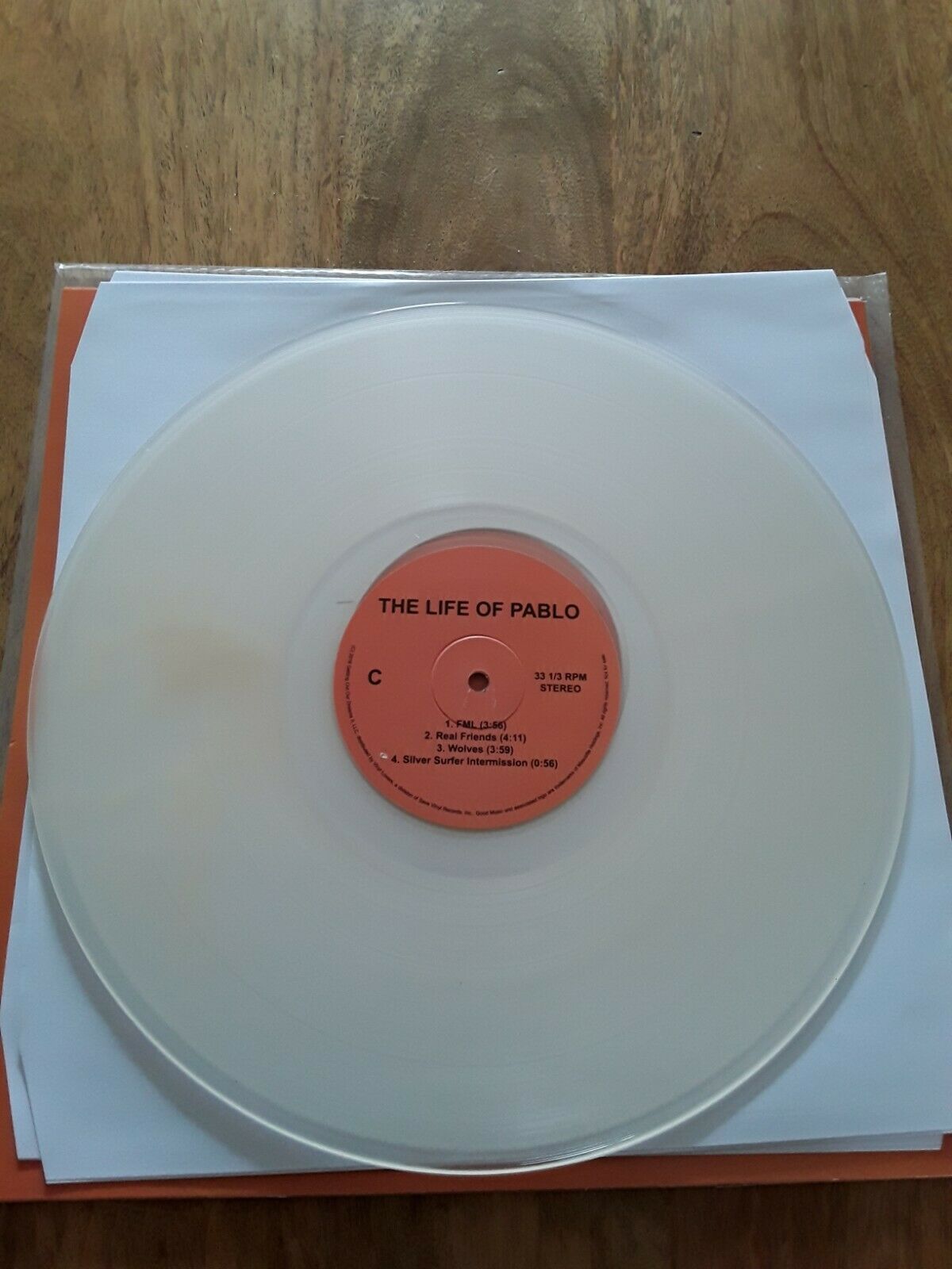 Kanye West Signed Autograph The Life of Pablo Vinyl Record