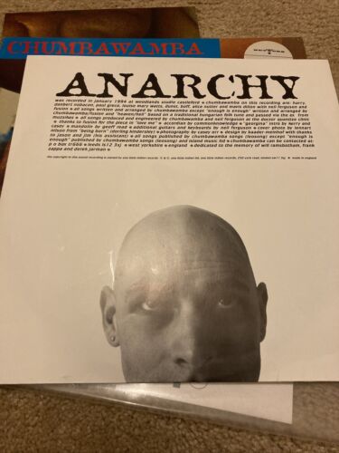 即発売禁止の問題作/Chumbawamba チャンバワンバ『ANARCHY』LPの