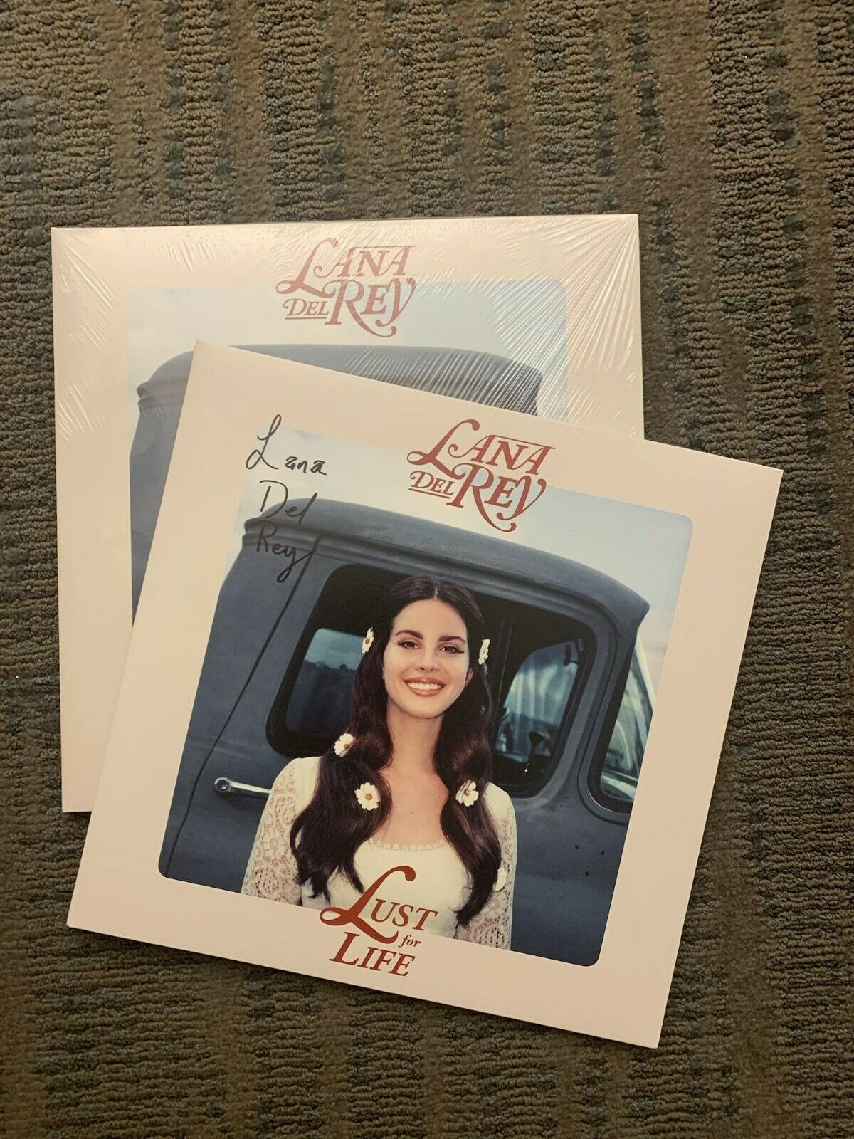 popsike.com - SIGNED Lana Del Rey Lust For Life Coke Bottle Clear
