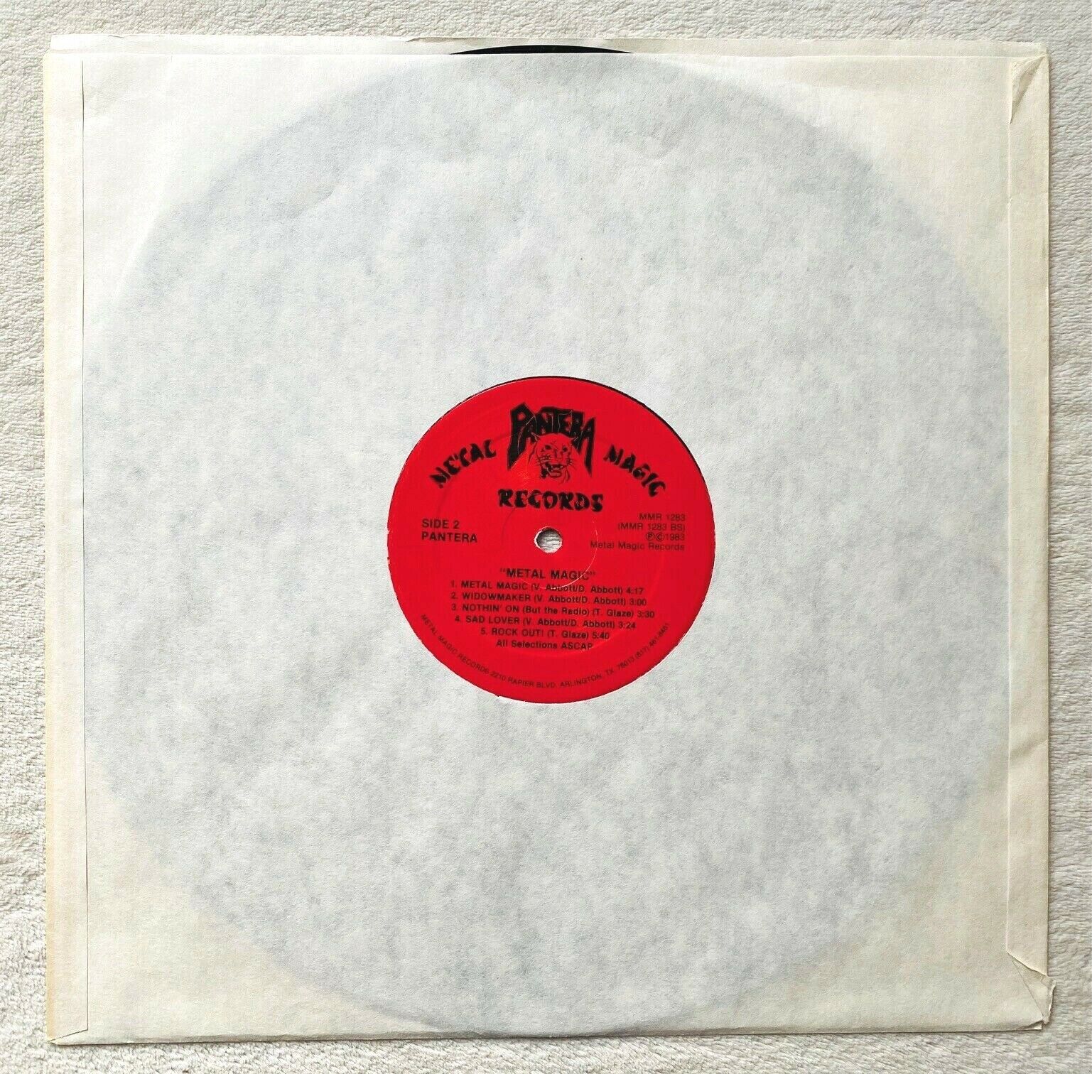popsike.com - PANTERA . metal magic LP 1.Press 1983 Slayer