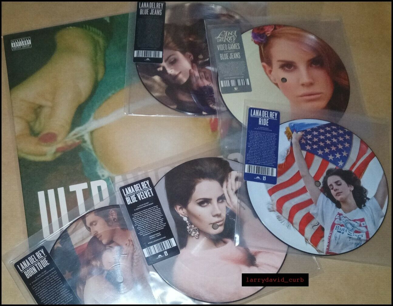 popsike.com - Lana Del Rey VINYL * Ride Video Games Blue