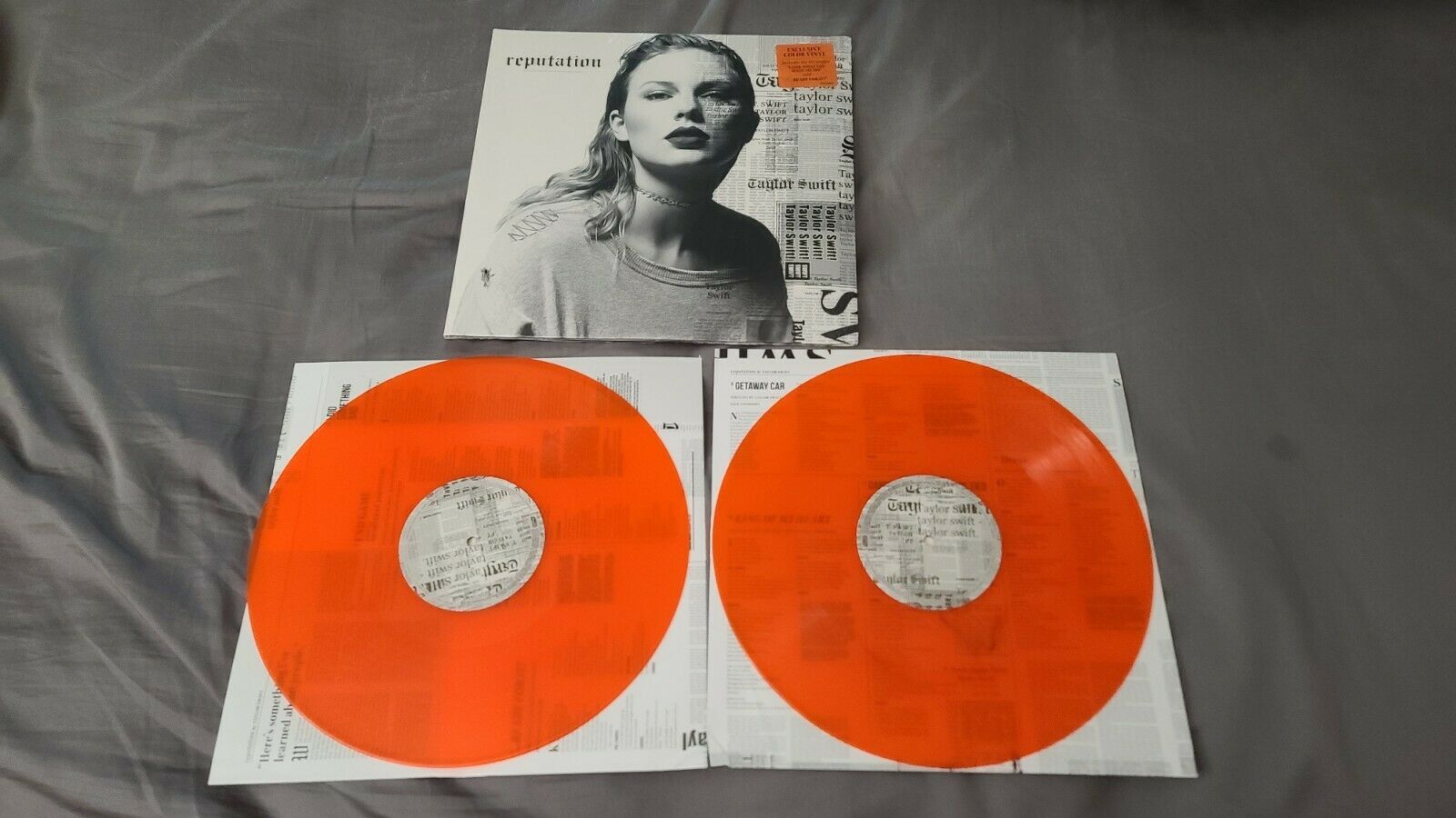 popsike.com - TAYLOR SWIFT REPUTATION ORANGE VINYL FYE EXCLUSIVE