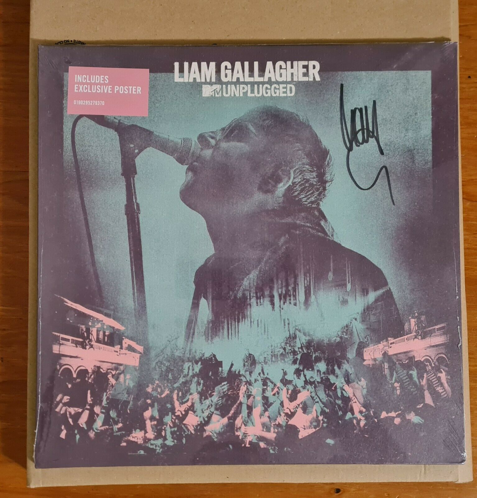 popsike.com - SIGNED LIAM GALLAGHER MTV UNPLUGGED LIVE VINYL LP 