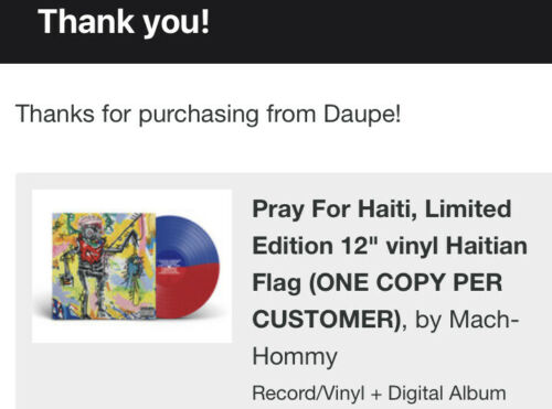 popsike.com - Mach-Hommy - Pray For Haiti - Haitian Flag Vinyl