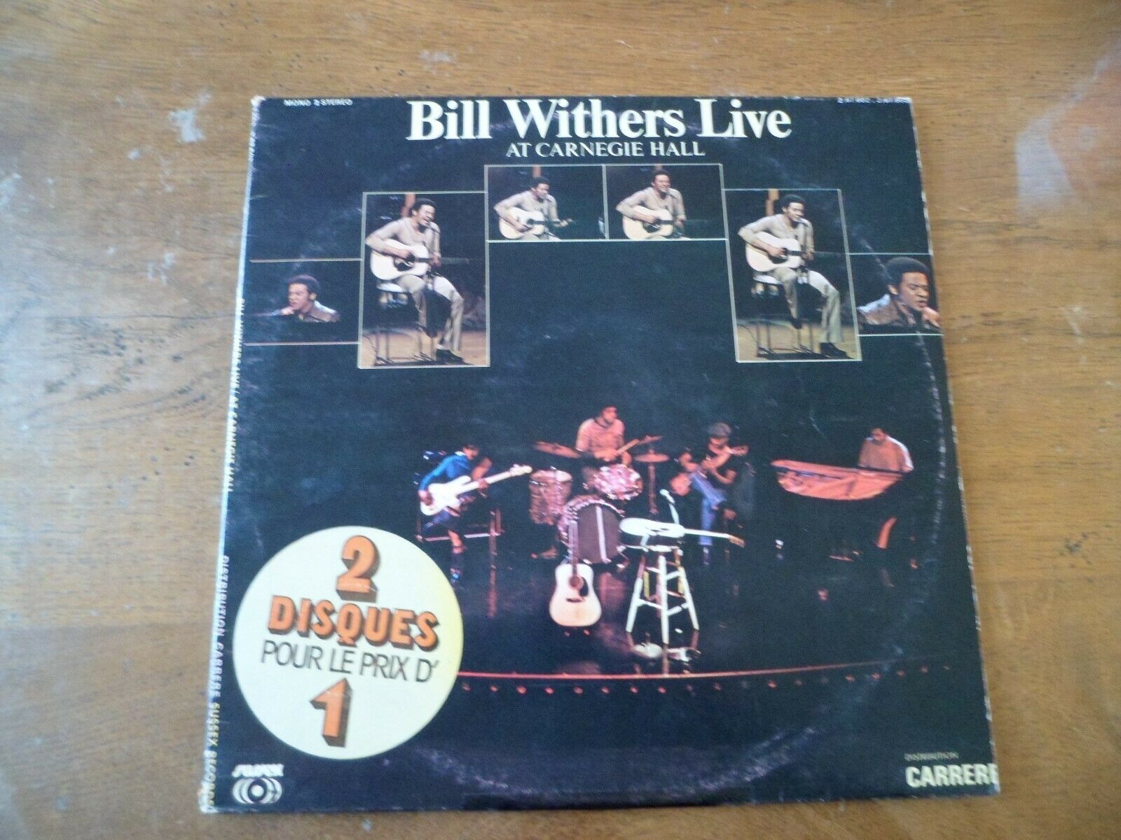 洋楽 Bill Withers Live at Carnegie hall 2LP Bill Withers – Bill Withers Live At Carnegie Hall – 2 x