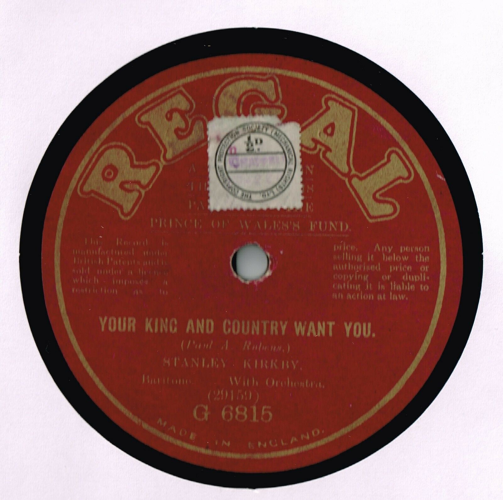 popsike.com - WW1 STANLEY KIRKBY 78 - YOUR KING AND COUNTRY WANT YOU ...
