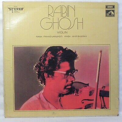 Robin Ghosh Violin LP Record Classical Instrumental Rare Vinyl 1972 Indian EX A
