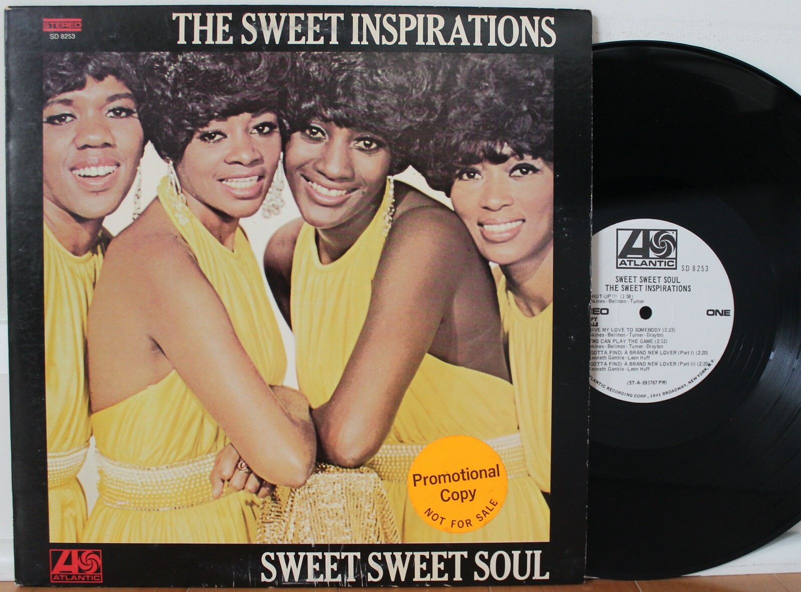 SWEET INSPIRATIONS Sweet Soul LP (Atlantic SD 8253, orig PROMO) NM/VG++ A