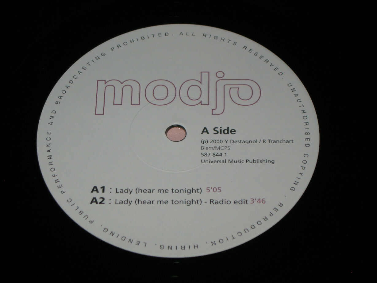 popsike.com - 2000 Original MODJO Lady (Hear Me Tonight) 12