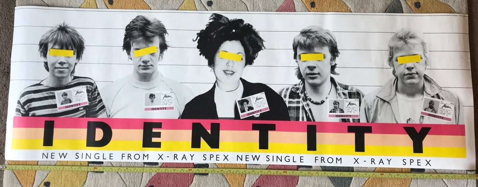 popsike.com - X RAY SPEX Identity VINTAGE 1978 PROMOTIONAL POSTER