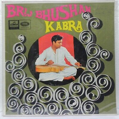 Brij bhushan kabra LP Vinyl Record Guitar Instrumental Classical 1968 Indian EX A