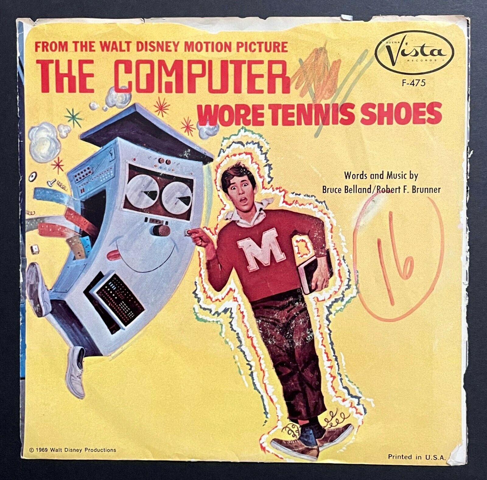 popsike.com - The Computer Wore Tennis Shoes DISNEY 45+PIC SLEEVE Kurt ...