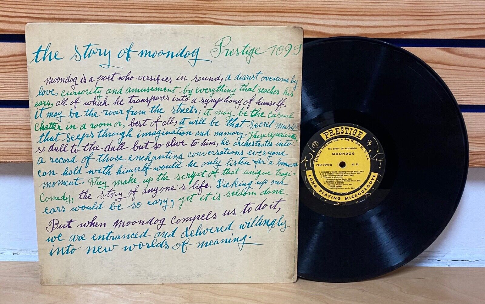 popsike.com - Moondog The Story Of 1957 446 W 50Th Prestige 7009