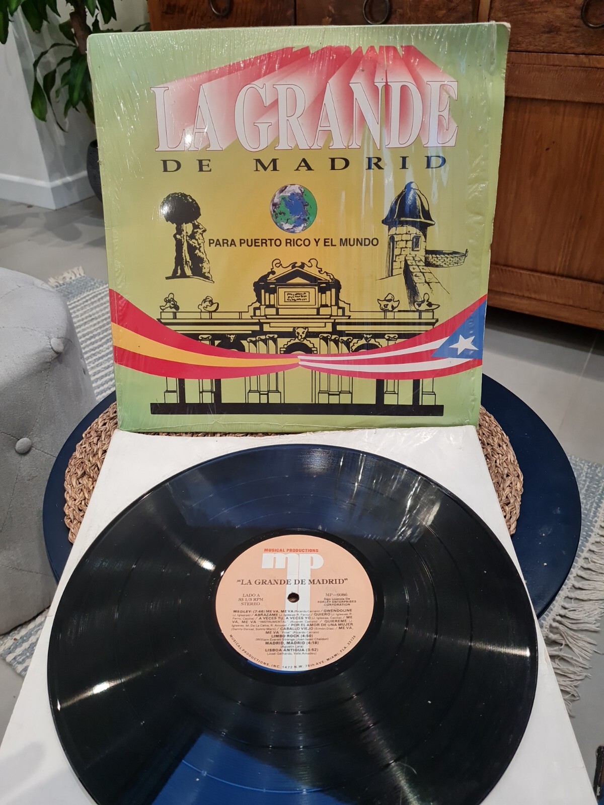 La Grande De Madrid - Para Puerto Rico Y El Mundo US in orginal SHRINK lp A