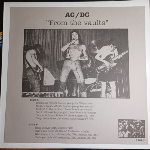 popsike.com - AC/DC Vinyl lp From The Vaults rare outtakes and love ...