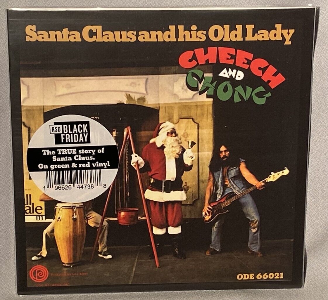 Santa Cheech popsike.com - 45 CHEECH & CHONG Santa Claus And His Old Lady (COLOR 7 ...