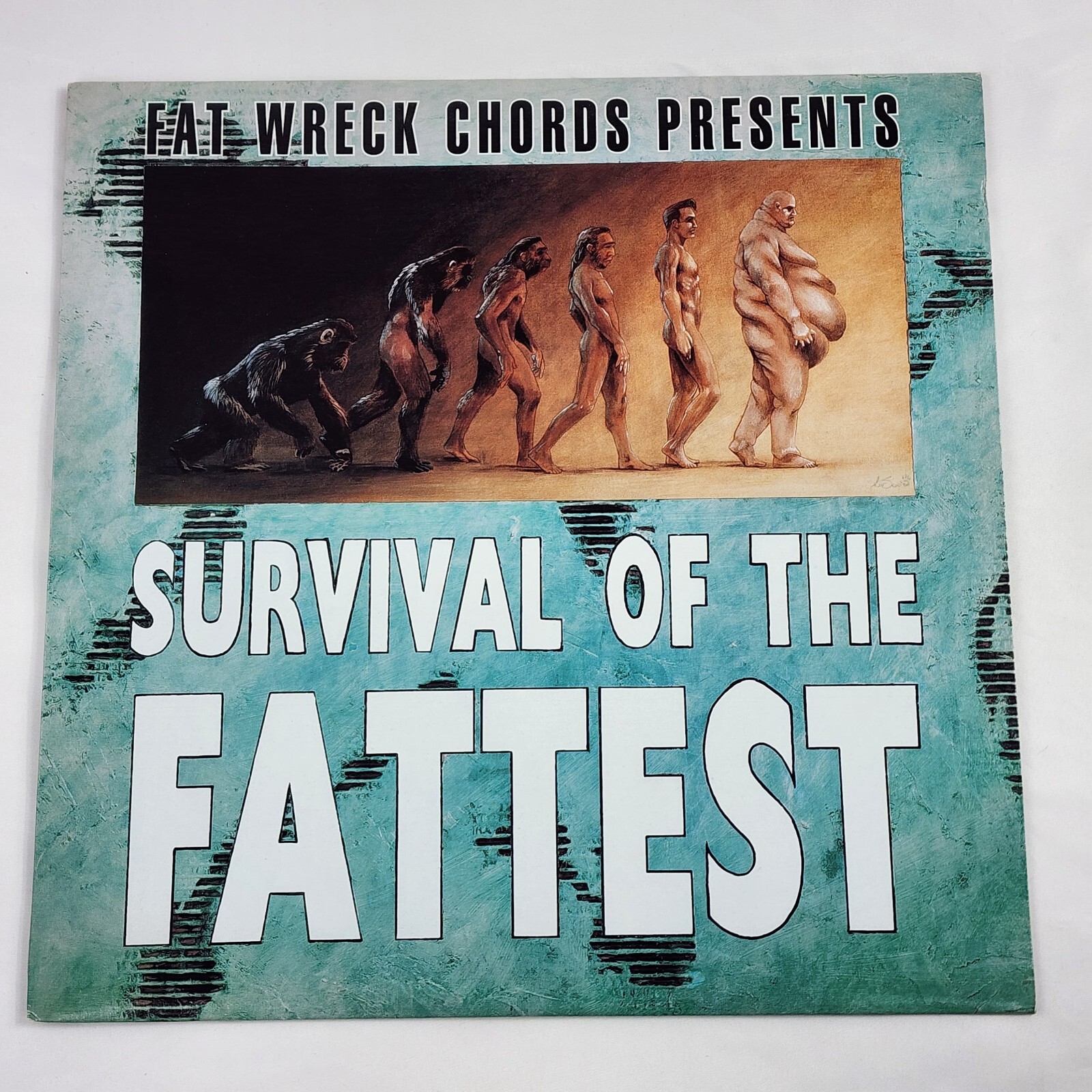 Survival of the Fattest Hard Core Punk Anthology NOFX WIZO Insert Fat Music Orig A