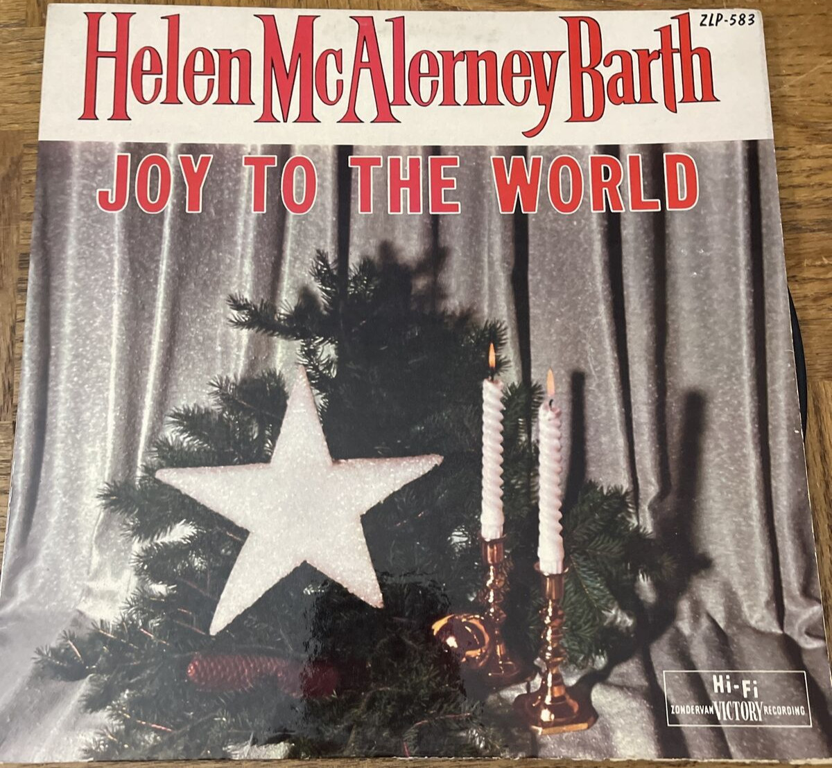 Helen McAlerney Barth Joy To The World Album LP-RARE VINTAGE-SHIPS N 24 HOURS A