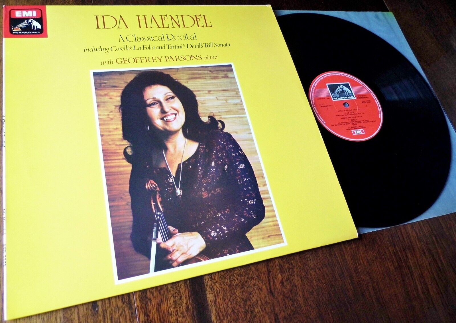 A Classical Recital - Ida Haendel **HMV ASD 3352 ED1 LP** A