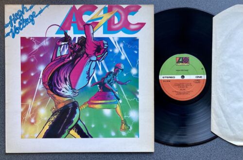 popsike.com - AC/DC High Voltage Original UK vinyl matt finish cartoon ...