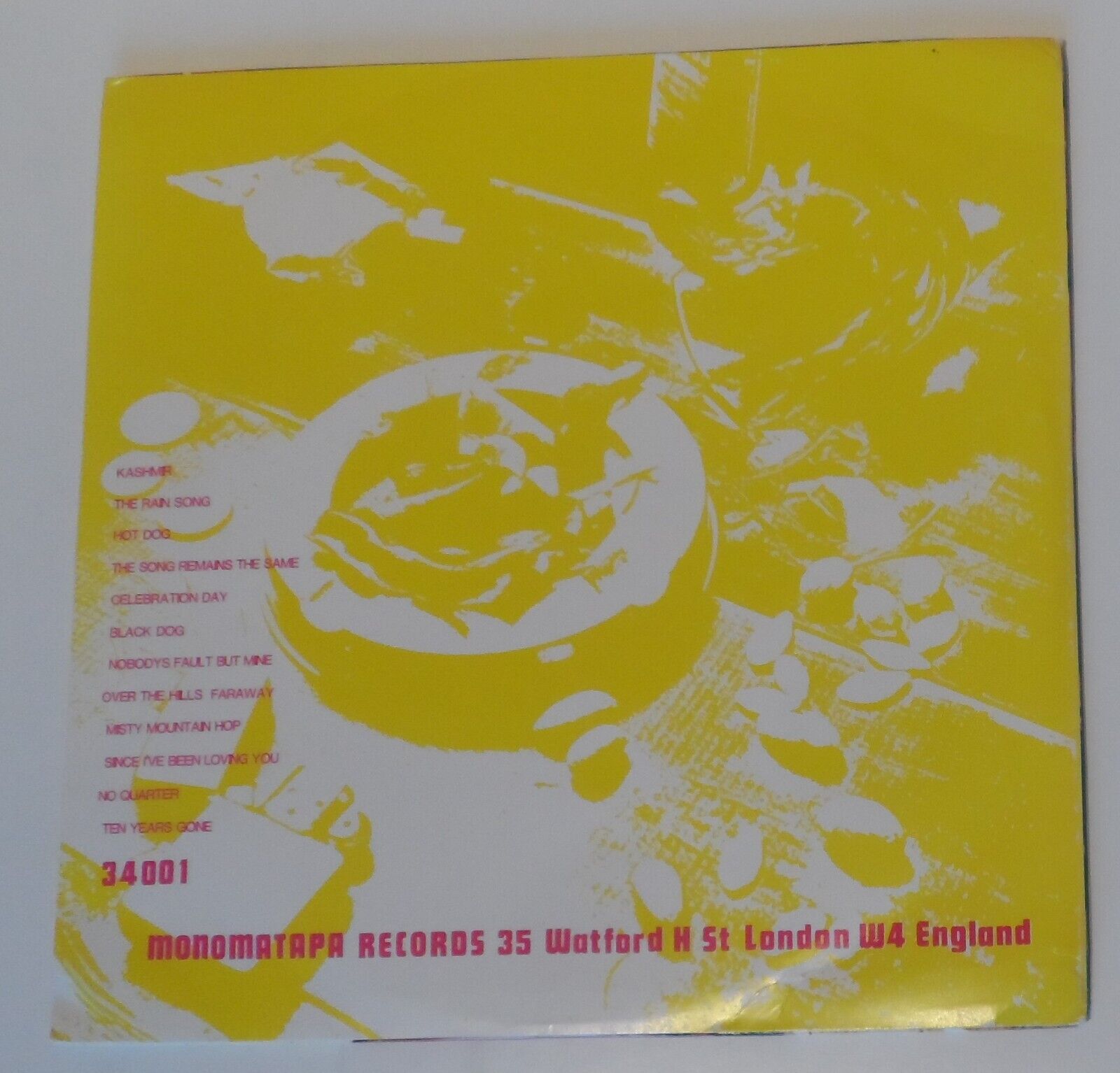 英2LP Led Zeppelin Last Lead 34001 MONOMATAPA /00500