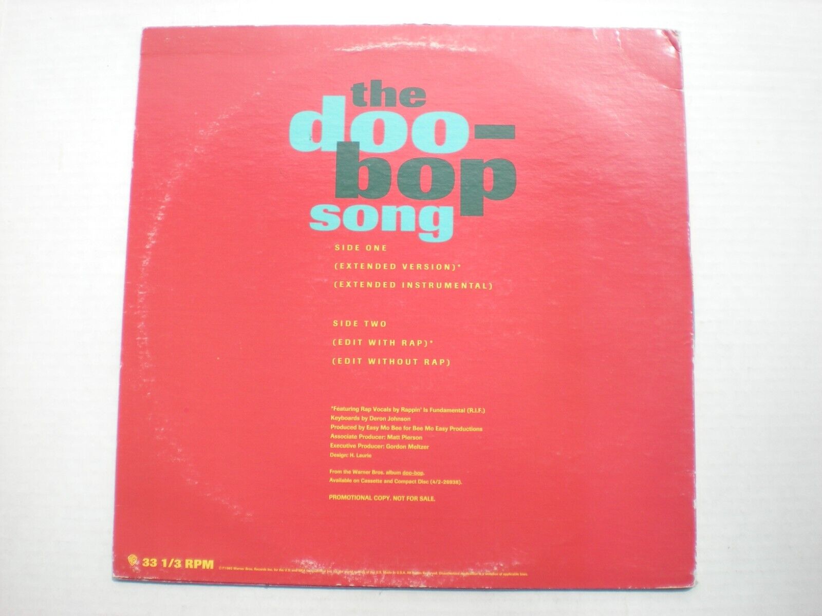 洋楽 OG EU - Miles Davis - Doo-Bop LP MC5qcGVn.jpeg