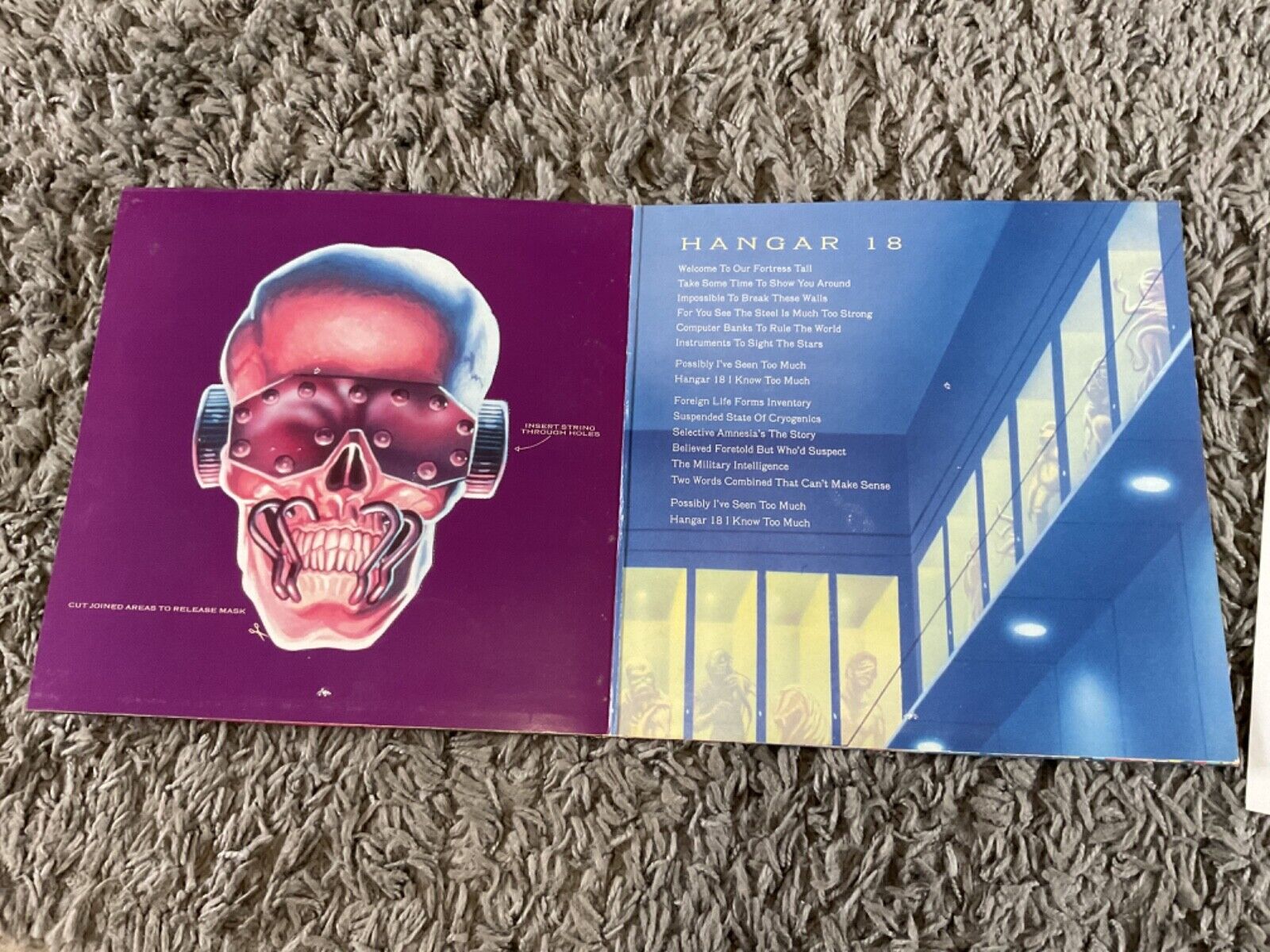 popsike.com - Megadeth “Hangar 18” Original 1991 U.K. FULLY SIGNED
