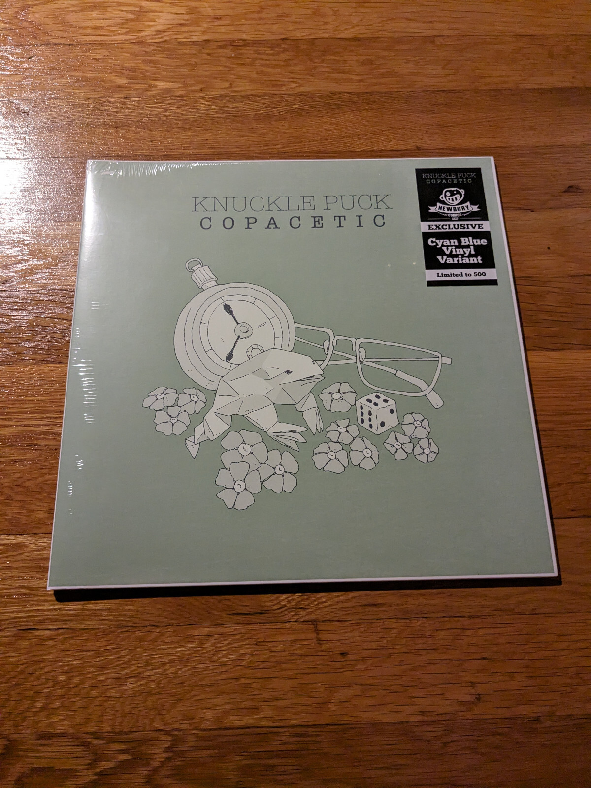 Knuckle Puck - Copacetic Newbury Comics Exclusive Cyan Blue Colored Vinyl LP