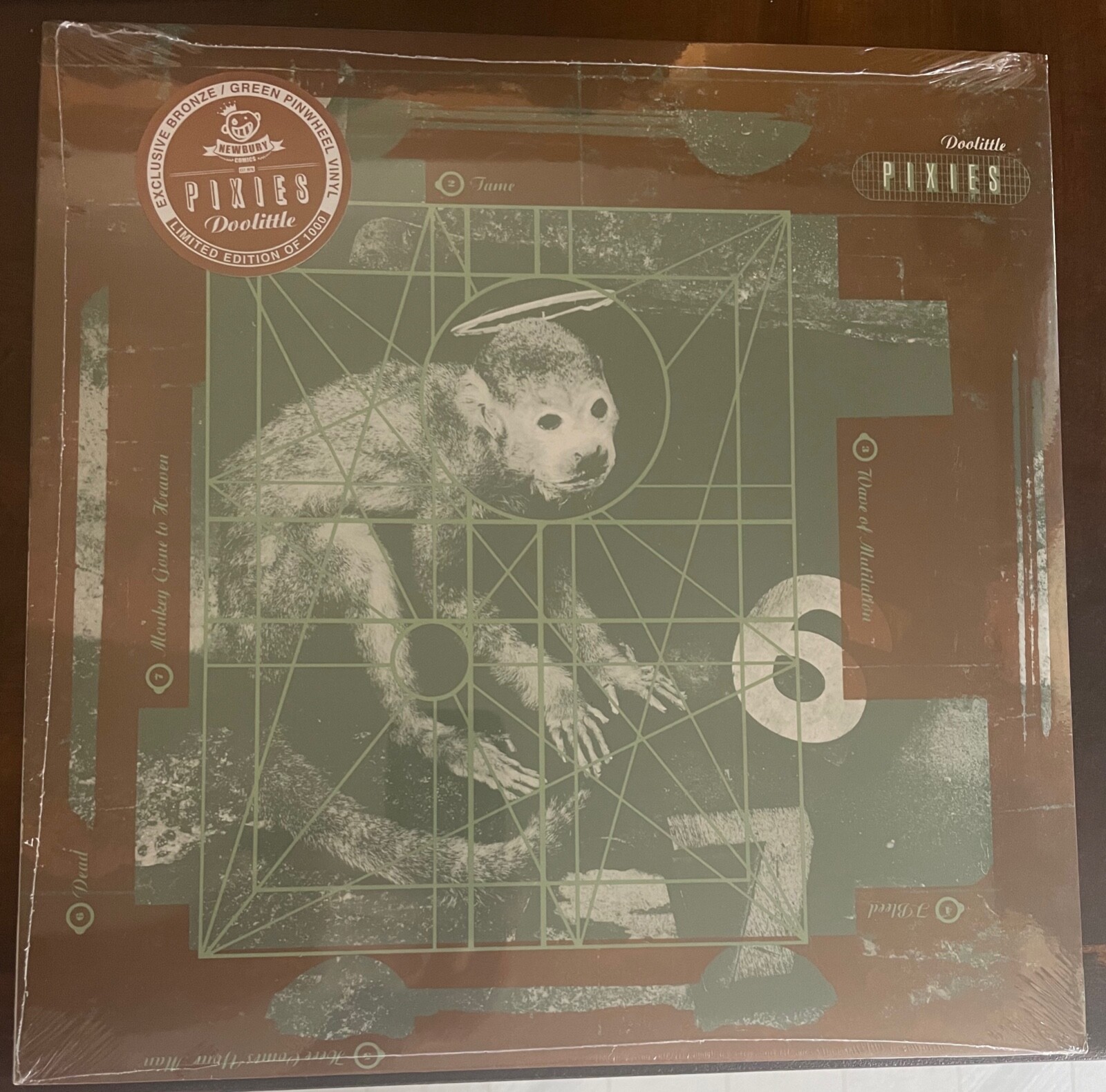 The Pixies Doolittle Vinyl Limited Edition Reissue Bronze/Green Pinwheel A