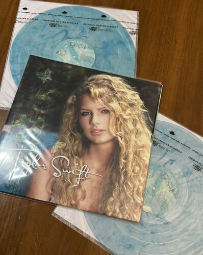 popsike.com - Taylor Swift Debut RARE RSD Crystal Clear Turquoise