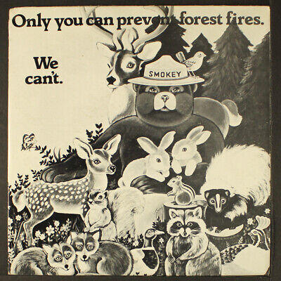 popsike.com - SMOKEY THE BEAR: only you can prevent forest fires AD