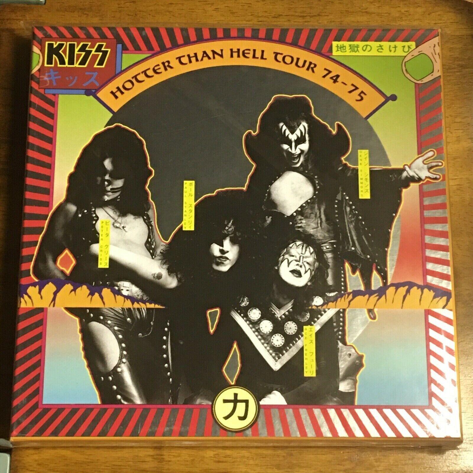 popsike.com - KISS HOTTER THAN HELL TOUR 74-75 4 vinyl Box Set
