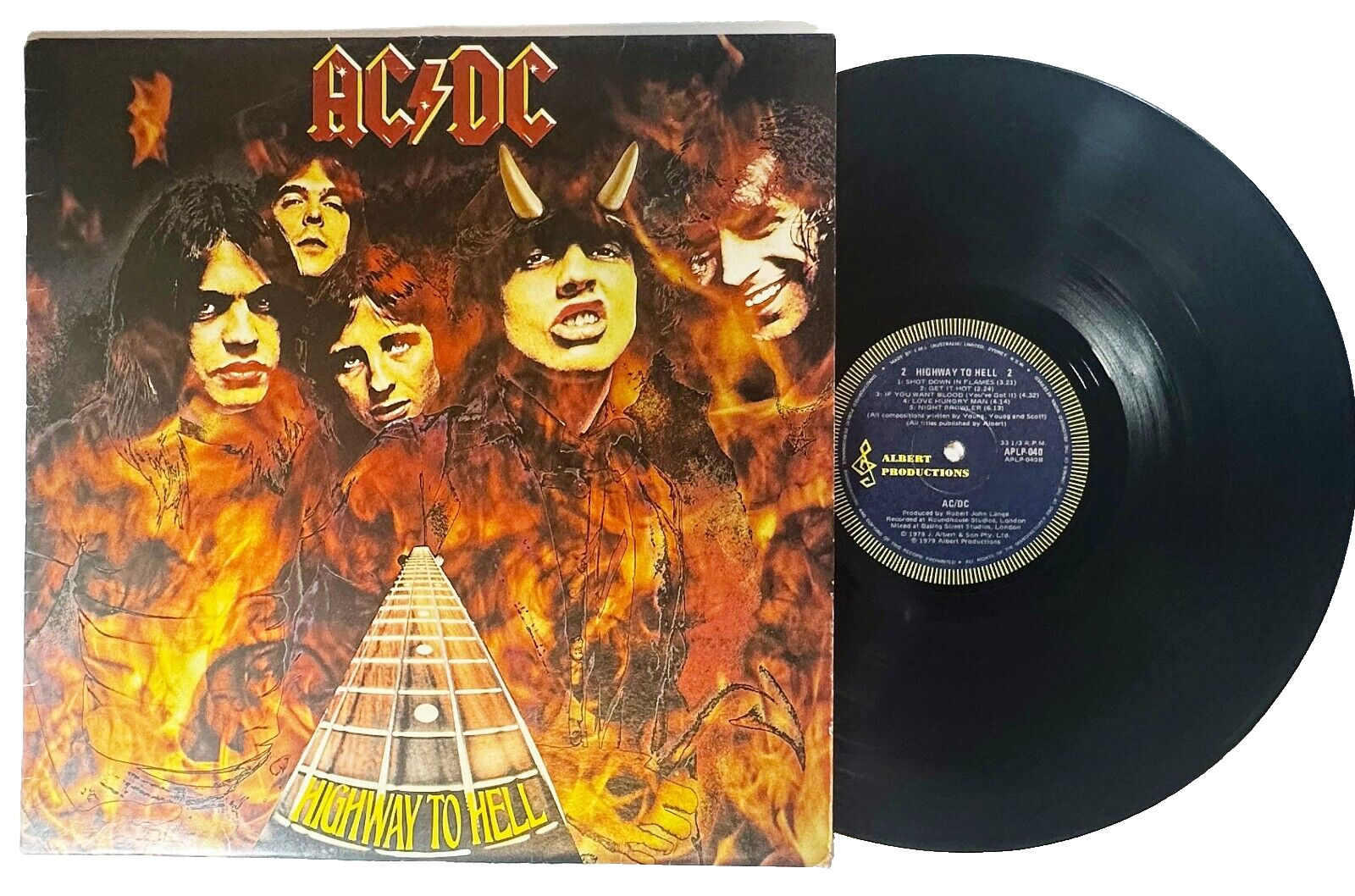 popsike.com - AC/DC Highway to Hell First Pressing - 1979 - APLP-040 ...