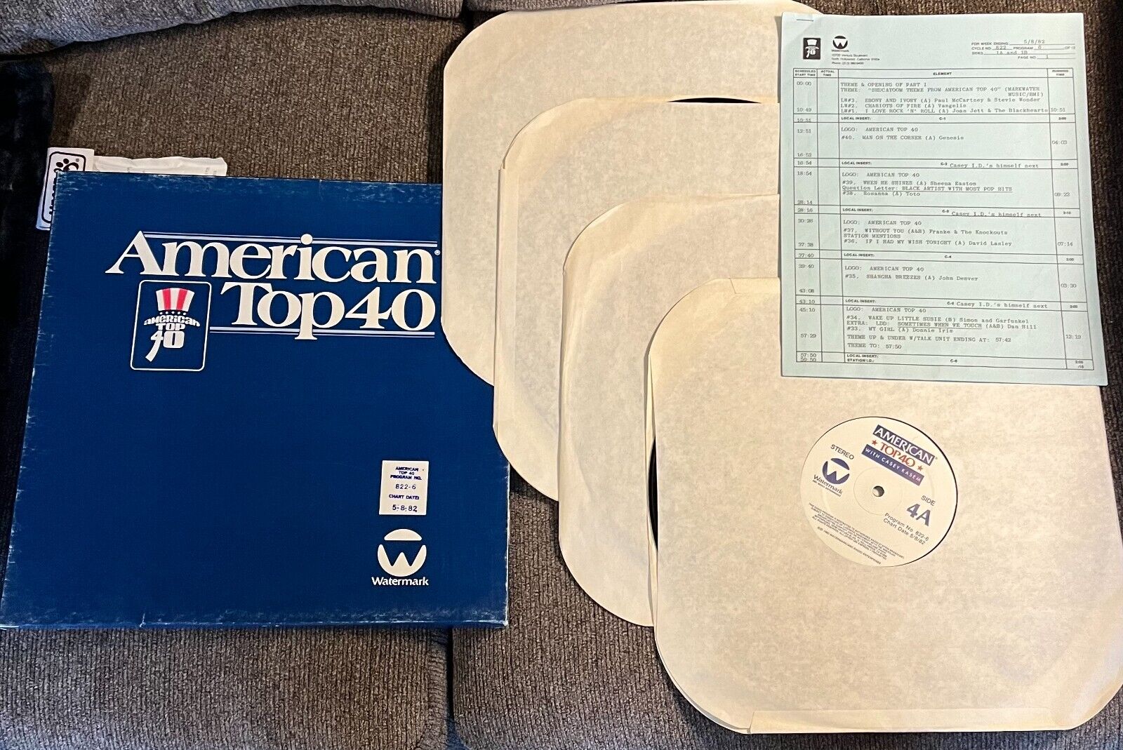 American Top 40 Vinyl 8226 5.81982 GENESIS Van Halen