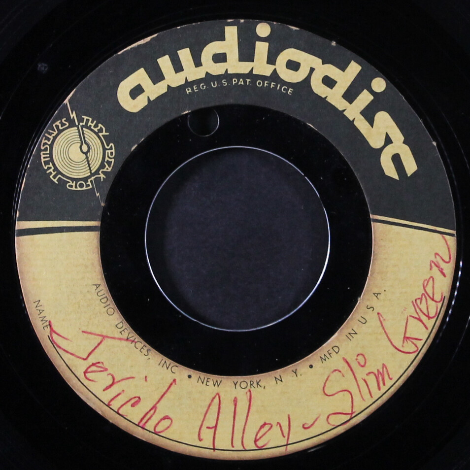 SLIM GREEN: shake 'em up / jericho alley CANTON 7" Single 45 RPM A