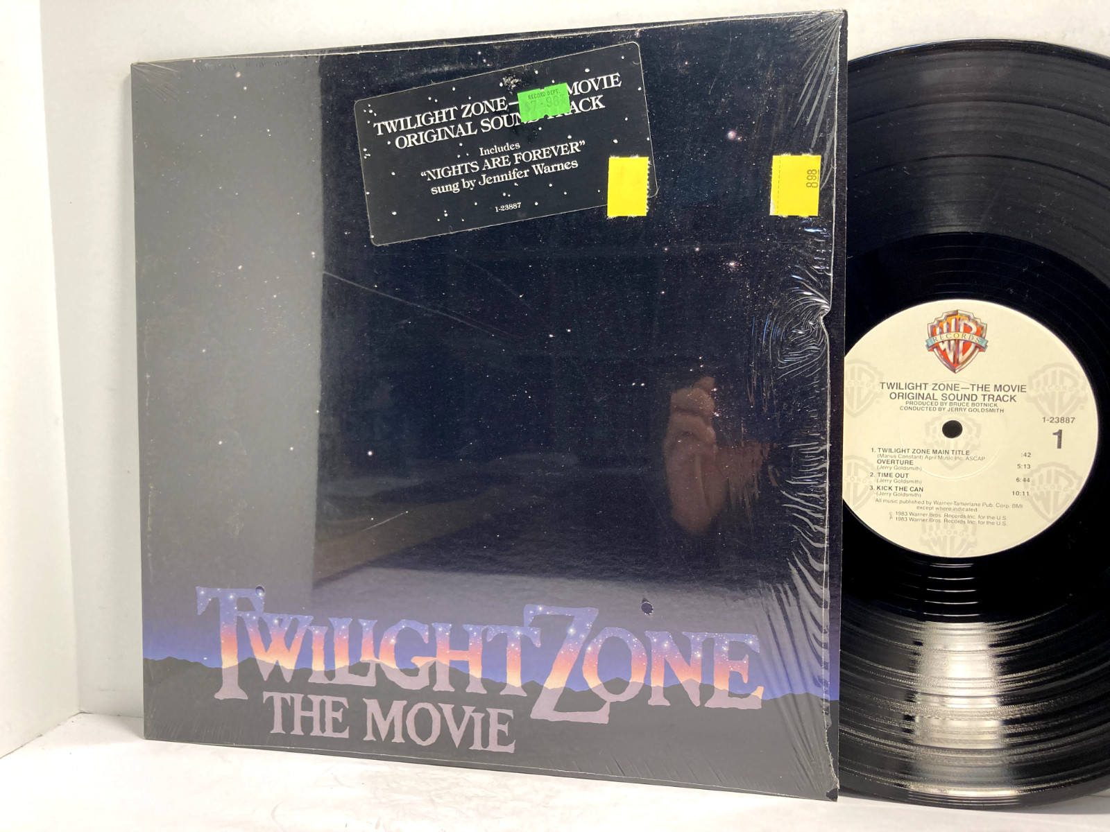 Twilight Zone Soundtrack LP - WB23887 - Tested EX Vinyl in Shrink Hype - S3 A