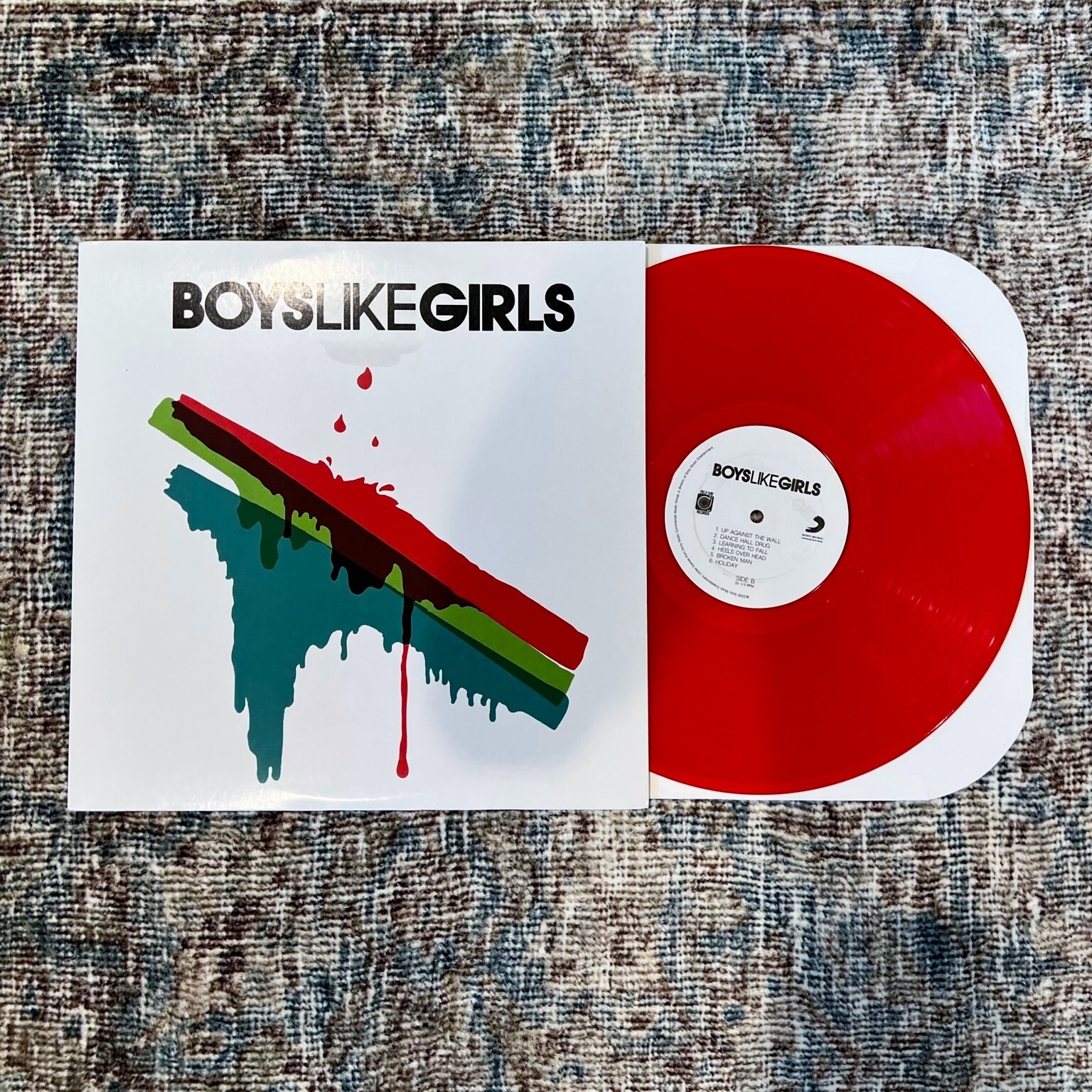*NEW* Boys Like Girls "Self Titled" red vinyl record LP /500 love drunk cartel A