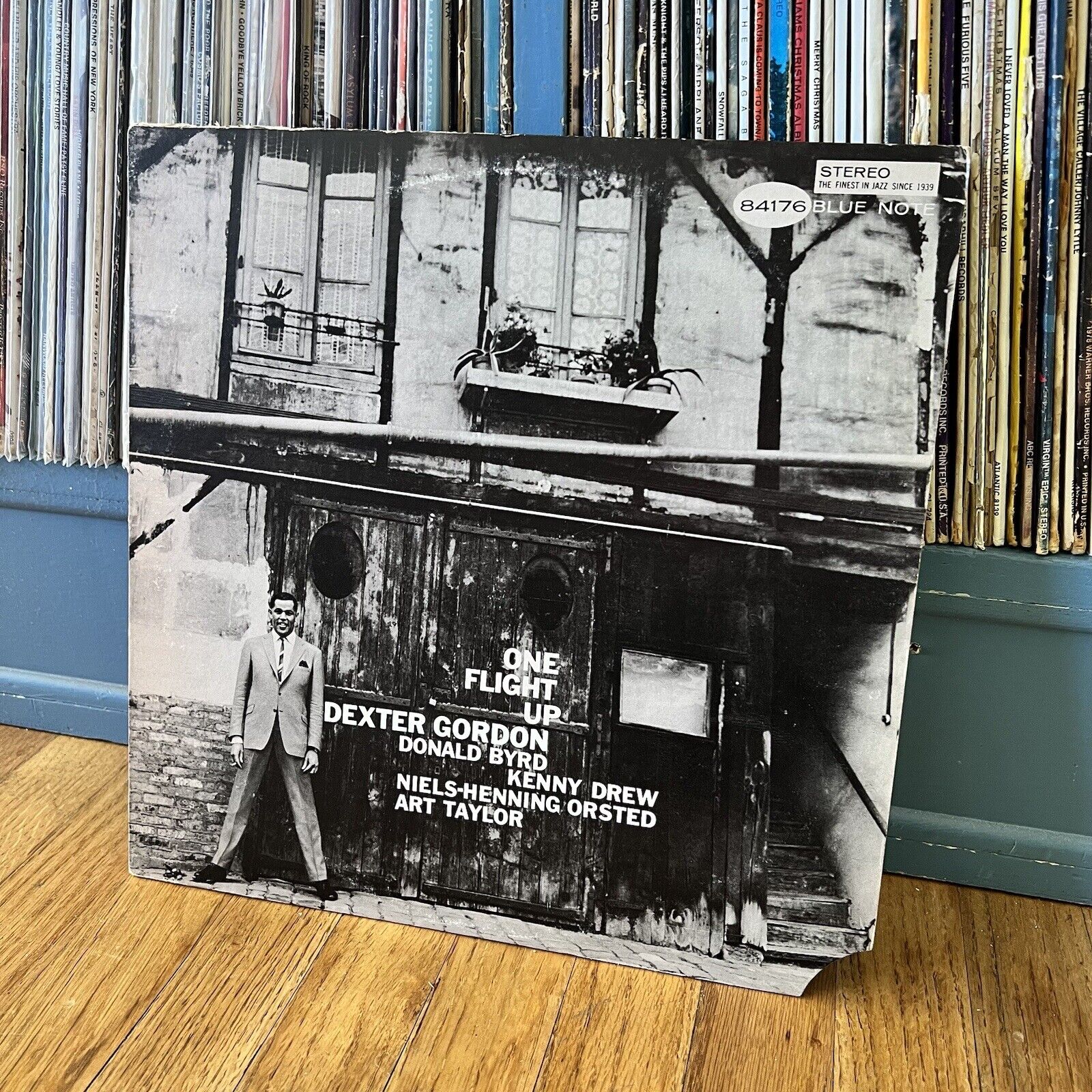 Vintage Dexter Gordon One Flight Up Rare Vinyl LP Record BLP4176 VG/VG+