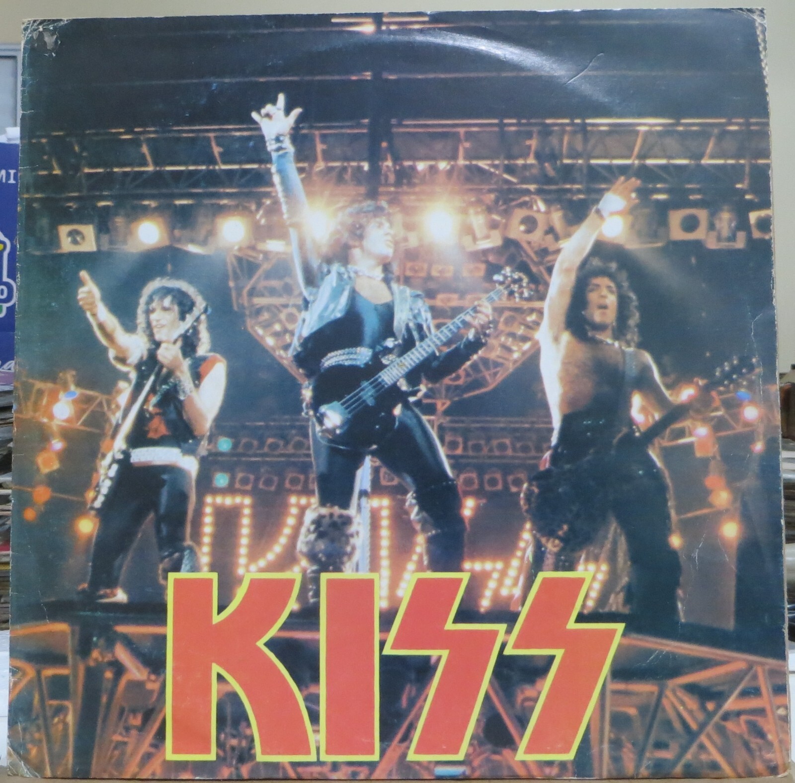 KISS &ldquo;LIVE CALIFORNIA - 1985&rdquo; RARE & SCARCE EDITION ORIGINAL LP ITALY