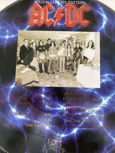 popsike.com - AC/DC PICTURE DISC VINYL 12