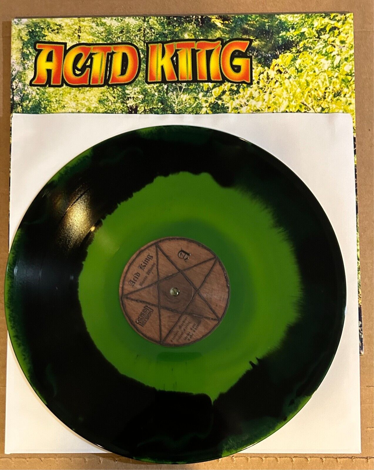 LP: ACID KING - Busse Woods NEW UNPLAYED GREEN BLACK VINYL