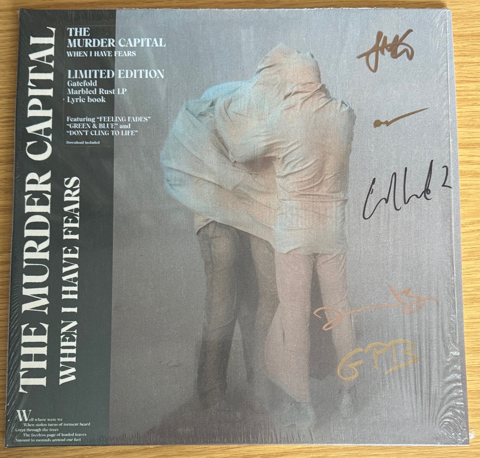 The Murder Capital - When I Have Fears Limited Edition Marbled Rust Vinyl Signed A