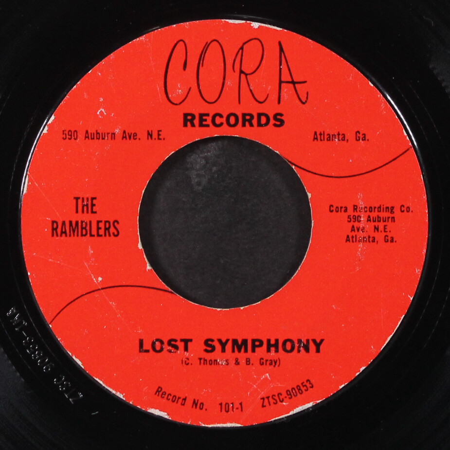 RAMBLERS: lost symphony / bye, bye, bye CORA 7" Single 45 RPM A