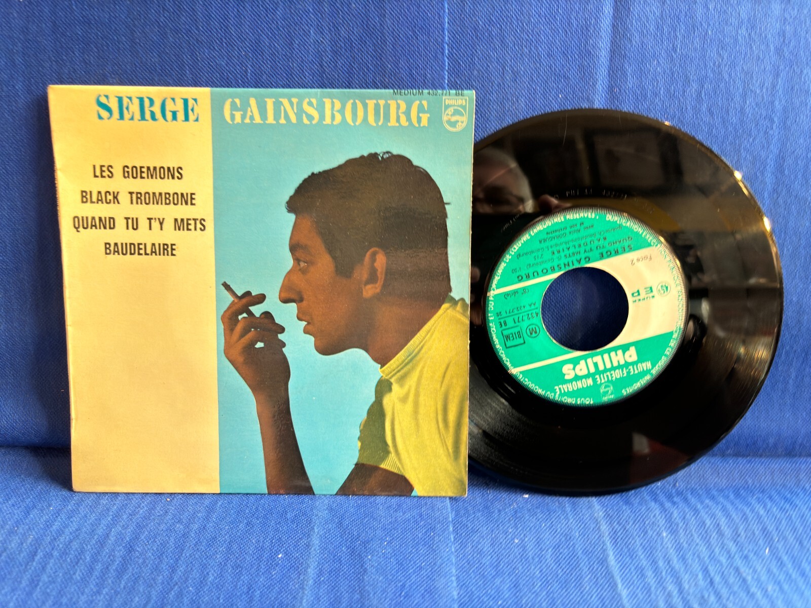 SERGE GAINSBOURG GOEMONS 432771. ORIGINAL FRANCE 45T/7' EXC A
