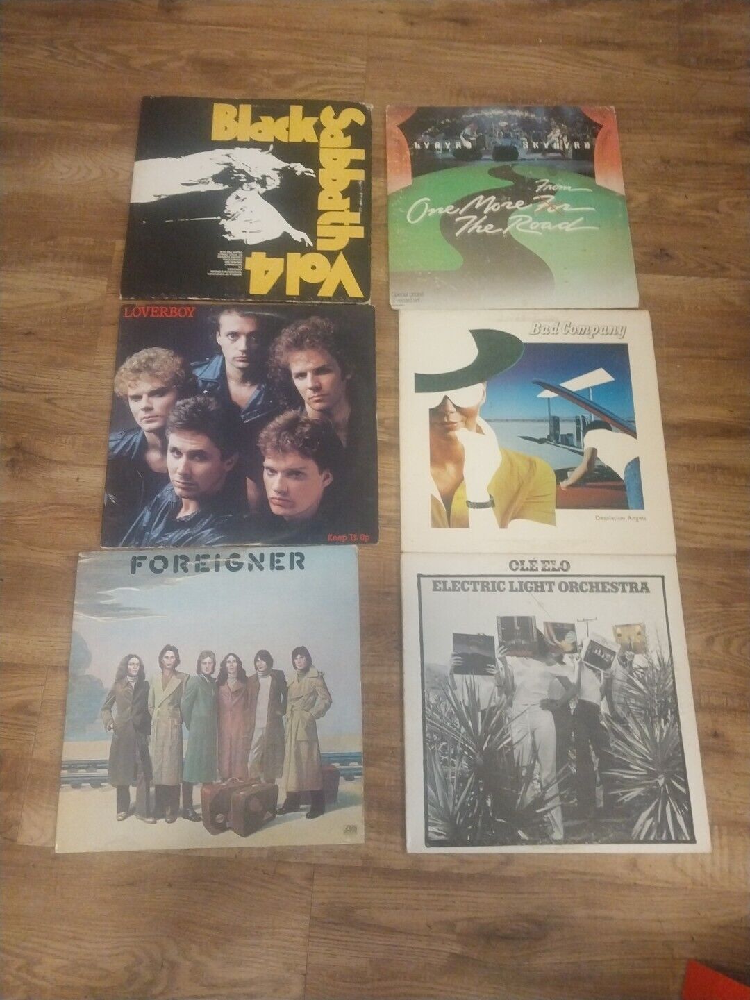 old vinyl records lot