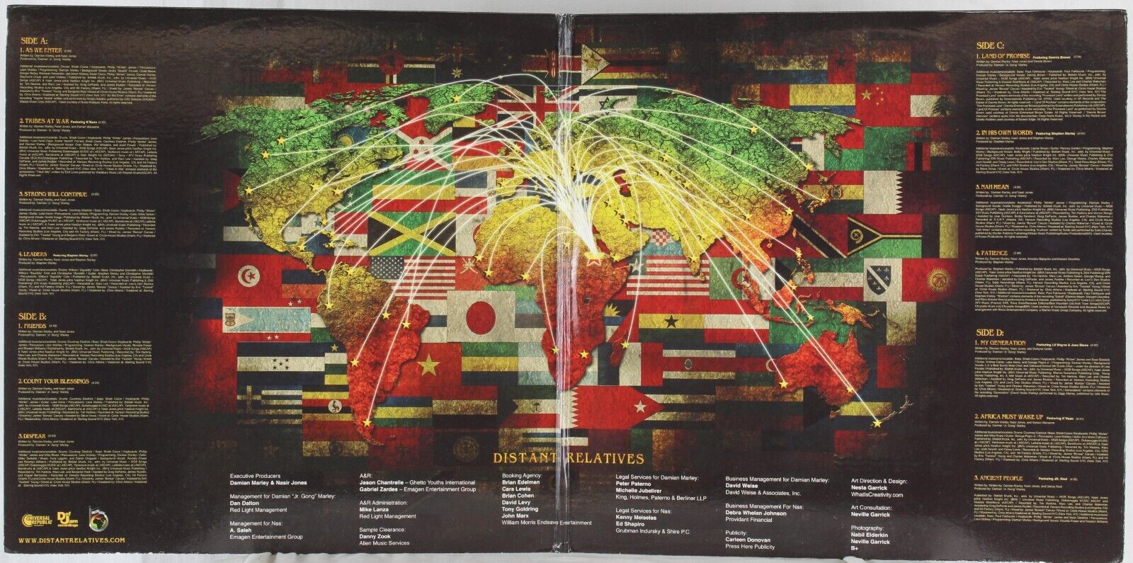 洋楽 Nas Damian Marley - Distant Relatives LP Amazon.com: Distant Relatives [Vinyl] Nas & Damian Marley