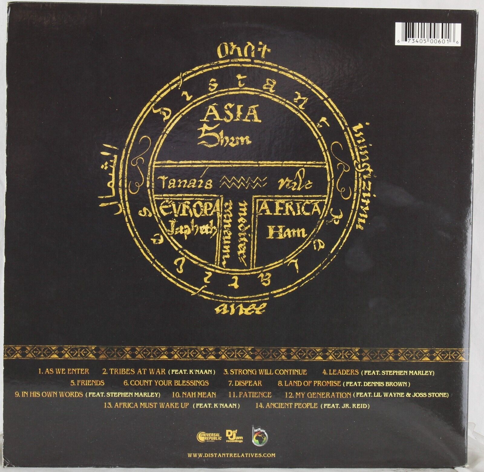 洋楽 Nas & Damian Marley / Distant Relatives Nas & Damian 
