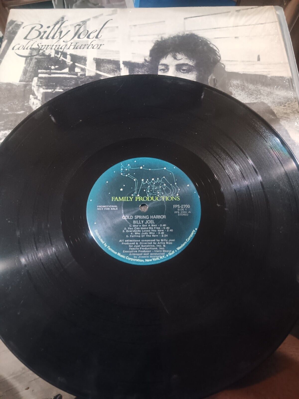 popsike.com - Billy Joel Cold Spring Harbor Family Productions Promo ...