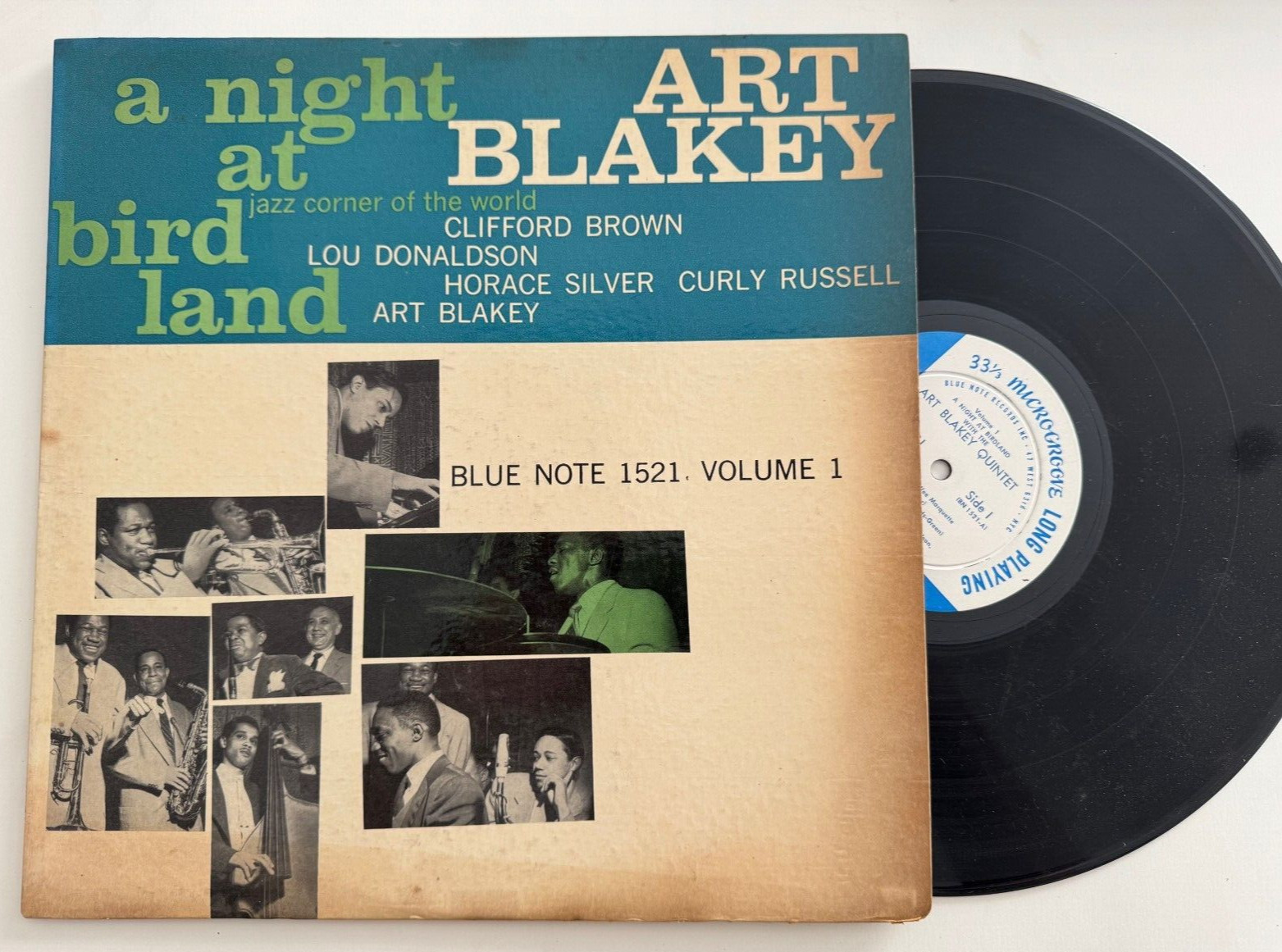 Art Blakey Night at Birdland Blue Note 1521 LP Lou Donaldson W63rd RVG Ear DG 9M A