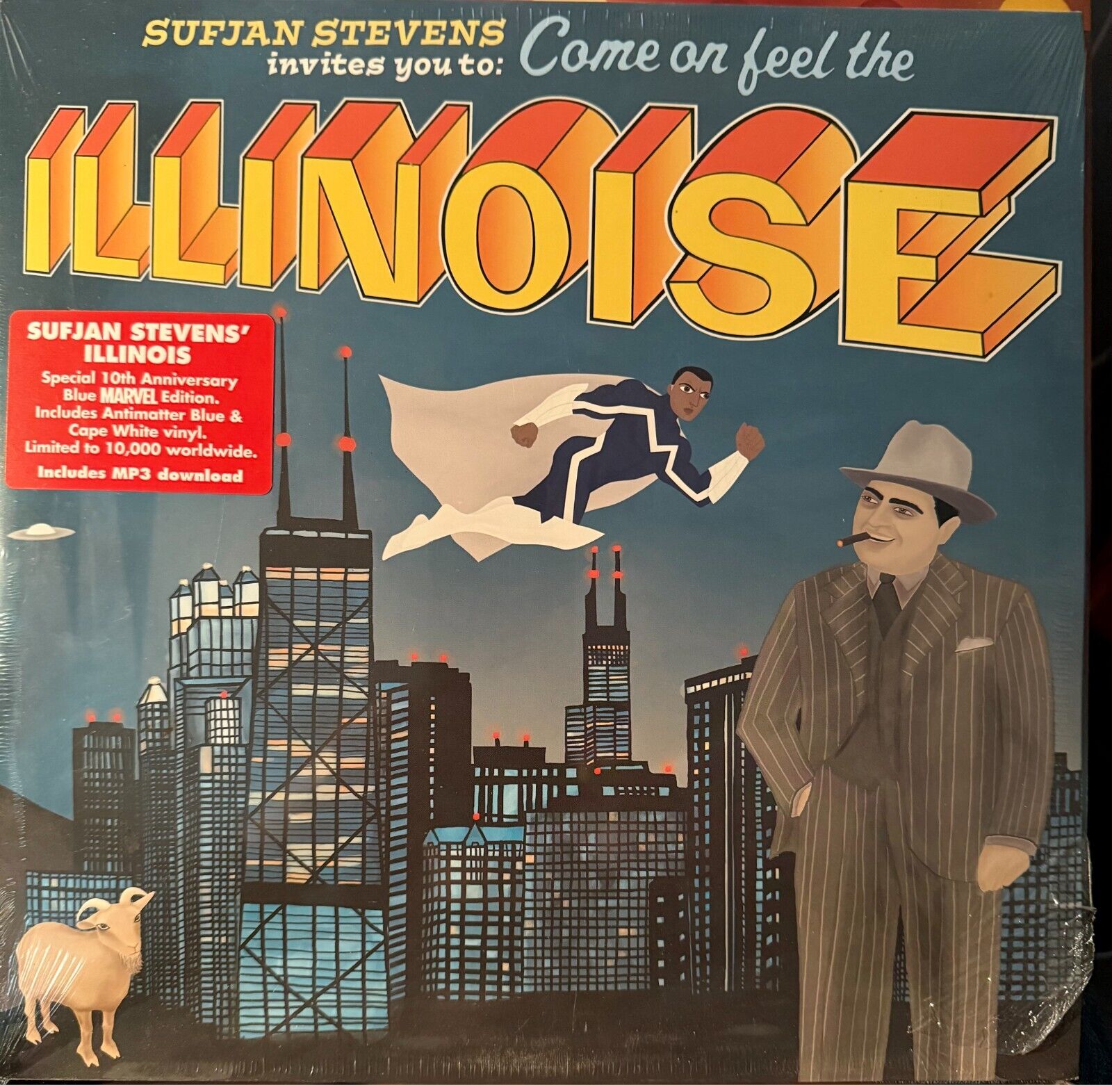 Illinois by Sufjan Stevens Special 10th Anniversary Blue Marvel Edition Vinyl A
